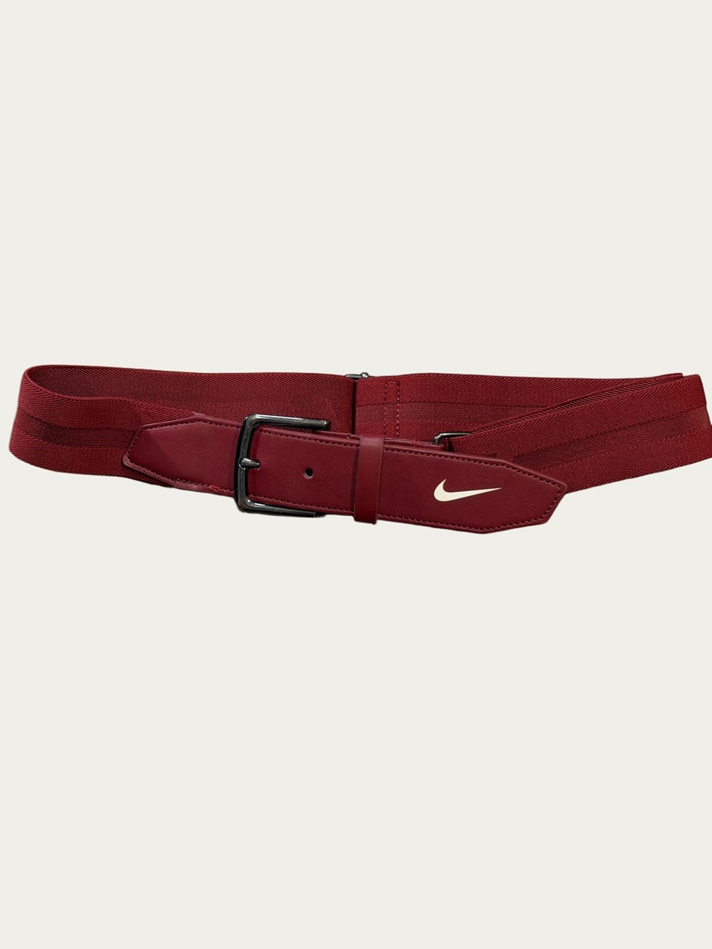 Nike Adjustable Adult Baseball Belt 3.0 Burgundy